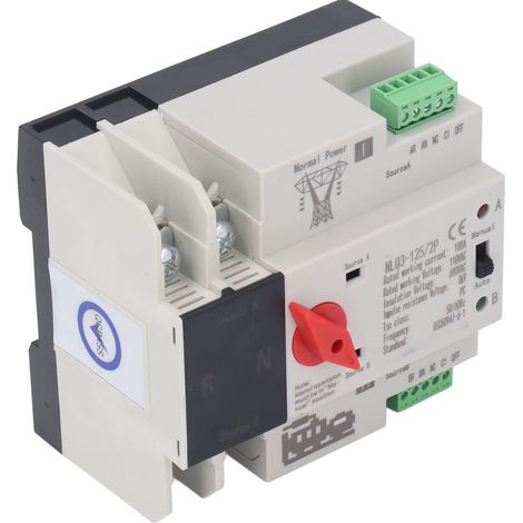 Automatischer 100-A-Doppelstrom-Umschalter, Millisekunden-Reaktionszeit, AC110V-Schaltung für elektrische Kontinuität. (1/5)