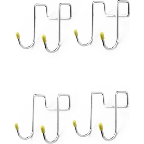 BUNTHAUS Crochet double S multifonctionnel pour porte de douche (1/5)