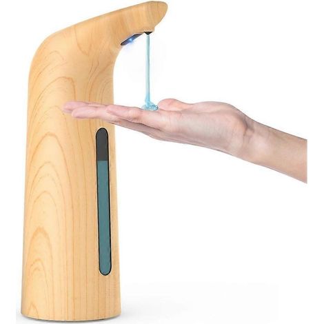 Distributeur de savon automatique à 4 niveaux réglables, distributeur de savon liquide électrique de 400 ml, étanche IPX6 pour la maison et le bureau (1/5)