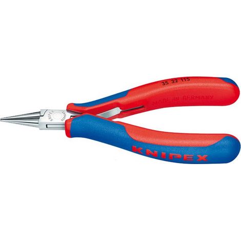 Knipex 35 32 115 Elettronica e meccanica di precisione Pinza a becchi tondi Dritti Acciaio per utensili 115 mm (1/5)