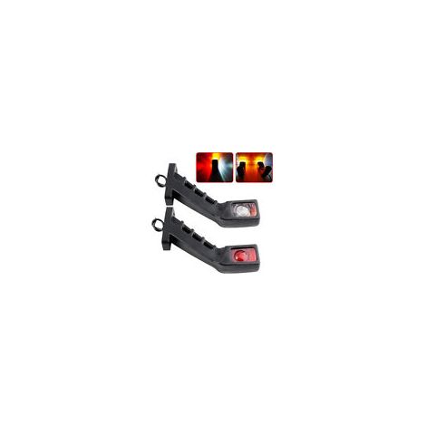 Feu De Position Led - 12 V 24 V - Pour Remorque Camion Voiture - Hauteur 200 Mm - 2 Pièces (1/5)