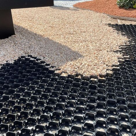 Estabilizador rígido para Gravas - Geoceldas - 4 unidades - 1,17 m² / Negro (1/5)