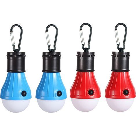 Dirigéampoule de campingampoule pour tente de campingMatériel de camping2Un mousqueton bleu.2Un mousqueton rouge (1/5)
