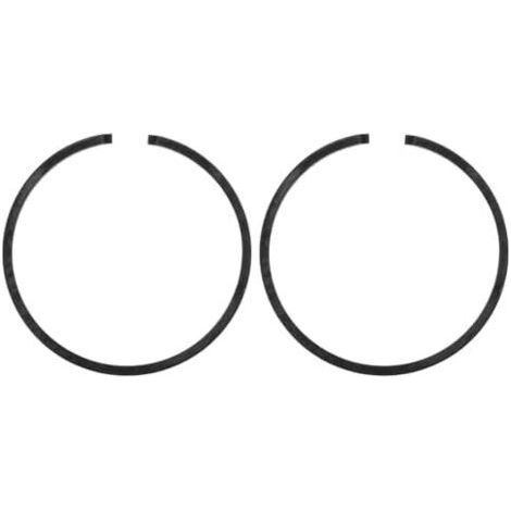 FENOPLASTICA2 Pcs Bagues de Piston 32mm x 1.5mm Bague Standard Scie Électrique Remplace pour Pièces Rechange Tronçonneuse [Noir] - (1/5)