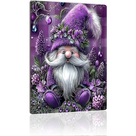 Plaque en Métal Vintage Art Murale pour Jardin de Fleurs de Liliac, Fragrance Douce et Romance 40x30 cm. (1/5)