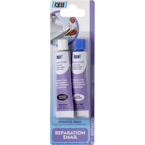 Reparación de materiales esmaltados: 2 tubos de 20 g