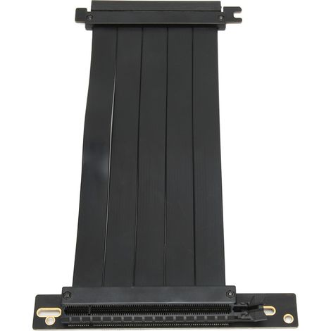Vertikal montiertes PCIe-Verlängerungskabel mit flexiblem Faltmechanismus, geschirmter Hochgeschwindigkeitsübertragung und einem 90-Grad-Stecker mit elektromagnetischer Störfestigkeit, der eine stabil