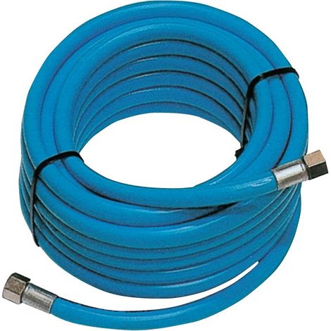 Tubo per aria compressa pvc retinato con raccordi mm.8x13 rotolo da mt.10 - Salone