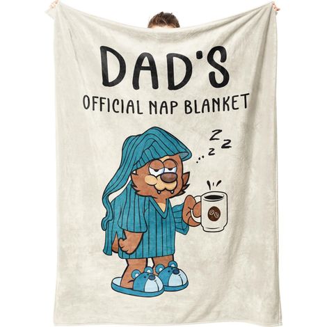 Cadeaux Noël, Cadeau Anniversaire Papa, Cadeau Papa, Cadeaux de Couverture en Flanelle pour l'anniversaire, 62  52 Pouces