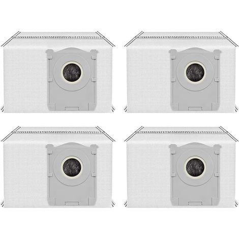 Paquete de 4 bolsas para aspiradora Ecovacs Deebot-T90 Pro Omni- y T90-Omni, 3,5 L, vaciado automático, resistentes a desgarros e higiénicas. (1/5)