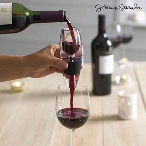Aérateur de Vin avec Socle Antigoutte Summum Sommelier (1/4)
