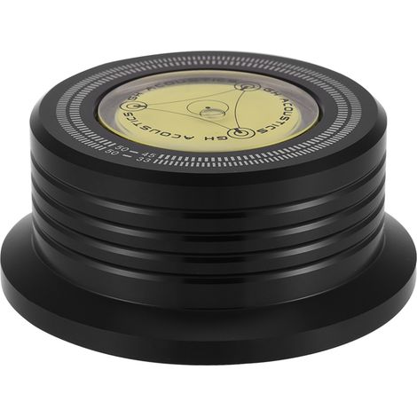 Disque stabilisateur 33 tours avec niveau à bulle pour platine vinyle - Compatible tourne-disques 50Hz (1/5)