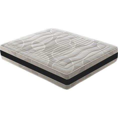 Materasso Matrimoniale 160x190 a Molle Insacchettate e Memory Foam – 7 Zone di Comfort – Ortopedico – Alto 27 cm