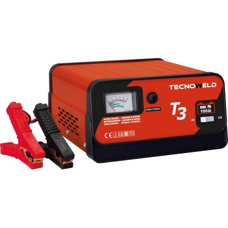 Chargeur de voiture 12-6V 10-100Ah TECNOWELD T3 (1/4)