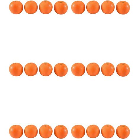 24 piezas de plástico blando que simulan naranjas para decoración del hogar, color burdeos. (1/4)