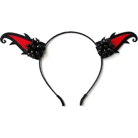 Bandeau de sorcière pour Halloween, Noël, Noël, accessoire pour cheveux, serre-tête, décoration de fête, costume de cosplay, accessoires pour cheveux mignons (1/4)