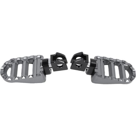 Paar rutschfeste Vorderfußrasten aus Aluminiumlegierung, links und rechts, für das Motorrad Vulcan S 650 (2016-2025), grau. (1/5)