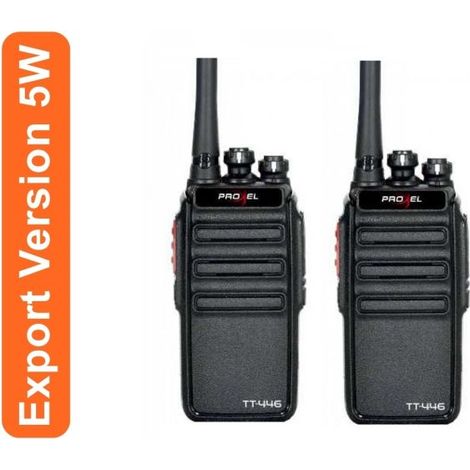 Proxel 2PZ ricetrasmettitore PMR446 5W 16 Canali VOX SCRAMBLER - TT-446 EXPORT