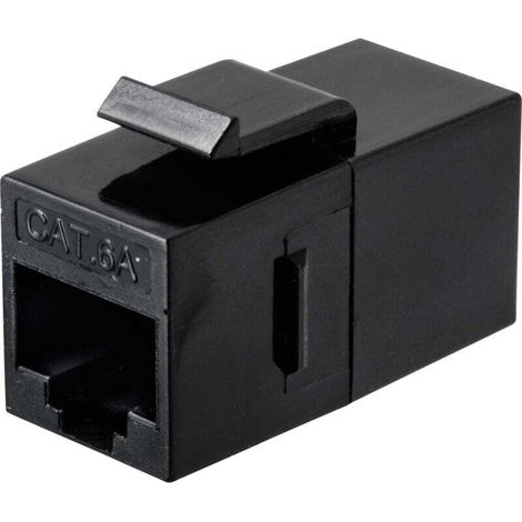 Adaptateur RJ45 Cat.6A Keystone pour câblage réseau – RF-4531610, cuivre pur, 1 pièce (1/3)