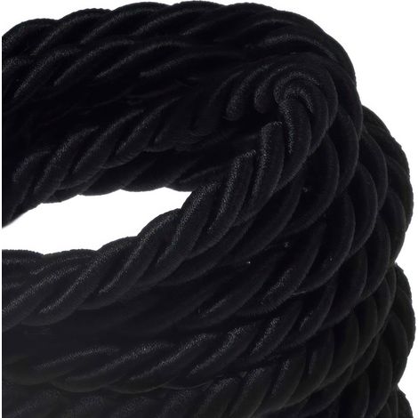 Creative-Cables Cordon XL Ø16 mm 3x0,75 mm² (20 m, Noir) (1/3)