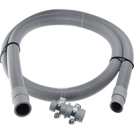 Rallonge de tuyau d'évacuation de 1,5 m - 19 x 21 mm - pour lave-linge et lave-vaisselle - tuyau d'évacuation d'eau - tuyau pour lave-linge (1/5)