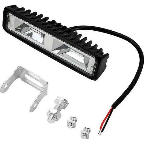 Phares LED 12-24V pour auto, moto, camion, bateau, tracteur, remorque, tout-terrain, projecteur de travail LED 48W (1/5)