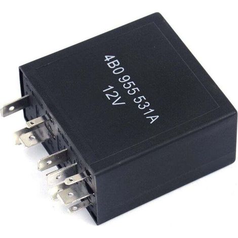Intervallwischermotorrelais kompatibel mit Volkswagen Passat B5, Golf MK4, Bora 4B0 955 531A