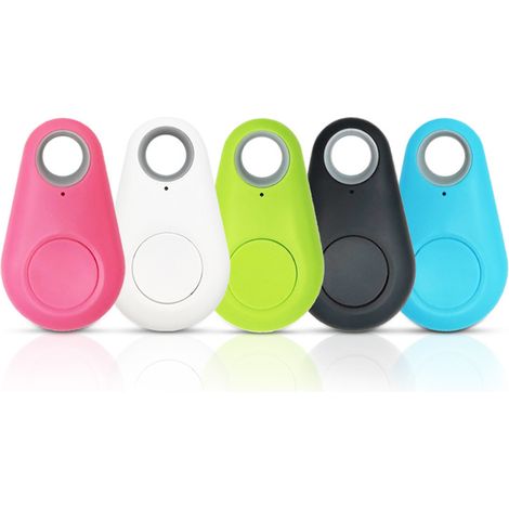 Lot de 5 traceurs GPS avec localisateur de clés intelligent et fonction anti-perte Bluetooth.