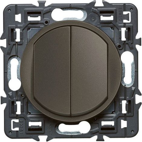 Interruptor de cruce LEGRAND Céliane Soft 230V grafito