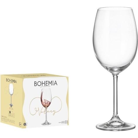 47 cls copa vino cristal fino bohemia volary - caja 6 unidades (1/2)