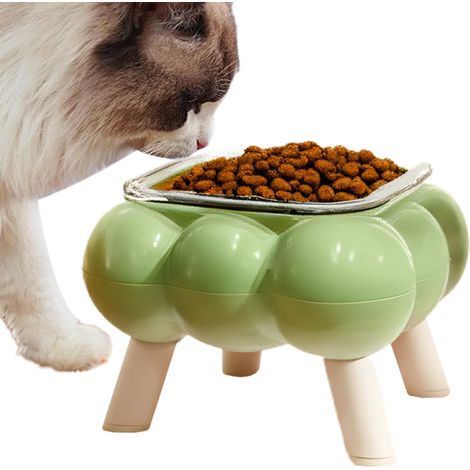 Bol à Nourriture Surélevé pour Chat - Mangeoire pour Animal À Pieds Hauts - (1/5)