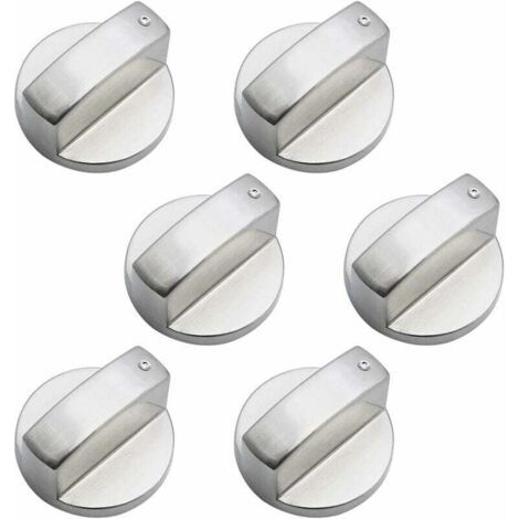 Pièces Boutons de Commande Universels en Métal Bouton Cuisinière à Gaz 6mm boutons de contrôle universels bouton de poêle pour cuisinière à gaz cuisinière four plaque de cuisson