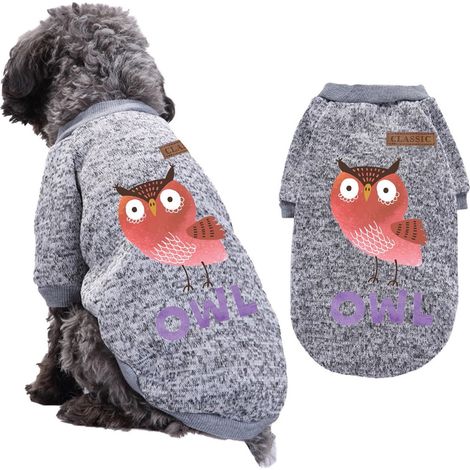 Pull Pour Chien - Tricot Coton Doux - Tailles S M L - Vêtement Hiver Pour Chien - Ornement De Noël Pour Animal De Compagnie - 1 Pièce (1/3)