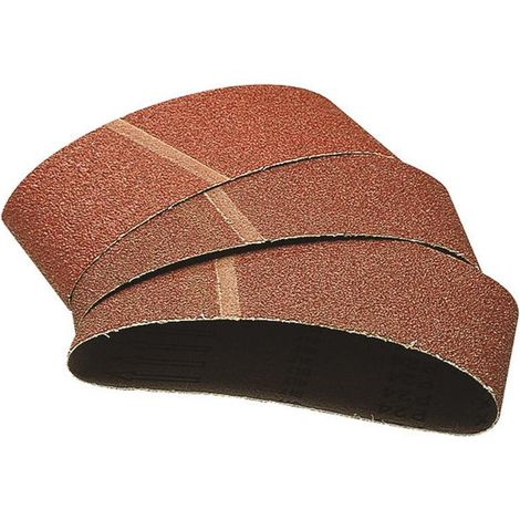 Nastri Tela Abrasivi per Levigatrice a Nastro 76 x 457 Grana 60 80 120 Wolfcraft - Grana: 120