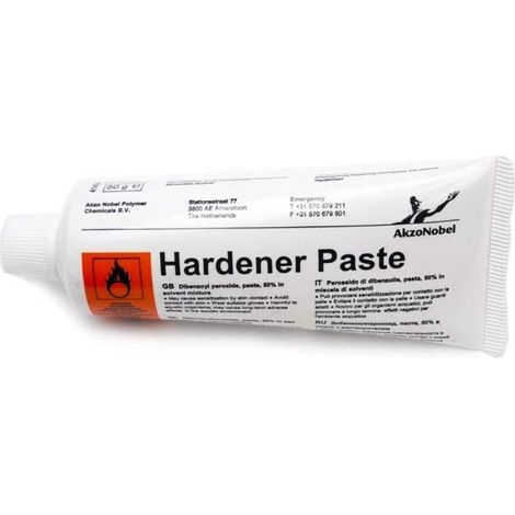 Soudal Durcisseur rouge 50 g – Catalyseur BPO pour mastic et résine polyester