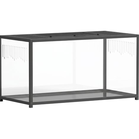 Gabbia grande per criceti 100 x 50 x 52,5 cm in alluminio e acrilico (1/2)