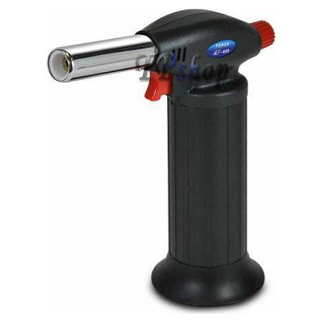TORCIA SALDATORE BRUCIATORE GAS BUTANO RICARICABILE ACCENSIONE ELETTRONICA BS600