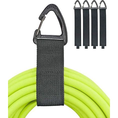 1,5 x 16 Zoll, Kabelorganizer zur Aufbewahrung (4 Stück), selbstklebende Bänder zur Befestigung von Kabeln, Drähten, Schnüren und Schläuchen an Wänden (1/5)