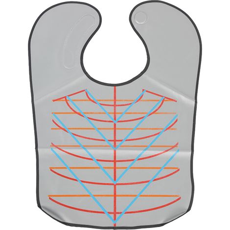 Tablier professionnel imperméable de coiffure pour barbier, robe de coupe grise pour coiffeur et styliste (1/5)