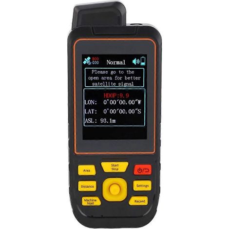 Équipement de levé topographique GPS avec écran de 2,8 pouces, puce réceptrice GNSS et instrument de mesure de surface portable. (1/5)