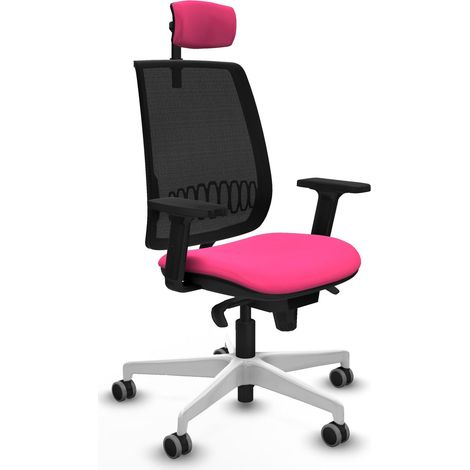 Sedia da ufficio piqueras y crespo Alares rosa pelle sintetica (1/2)