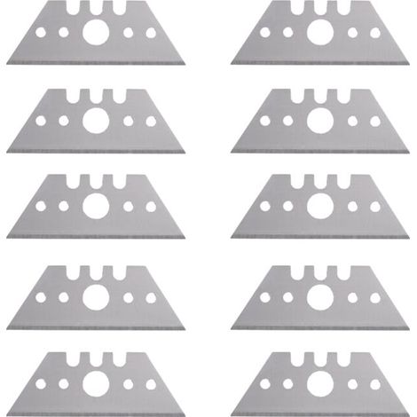 Lame trapézoïdale STIER pour cutter de sécurité Basic 10 pièces (1/5)