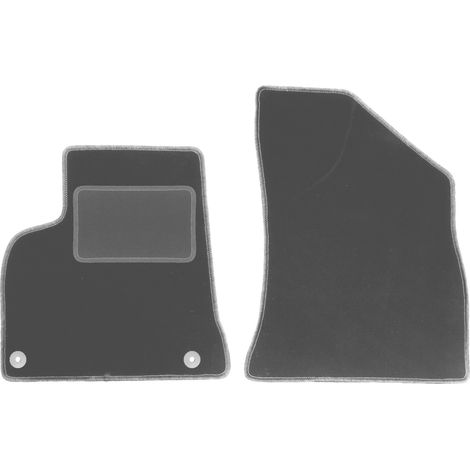 Tapis de sol avant pour Peugeot 5008 i 7 places (2009-2017) graphite