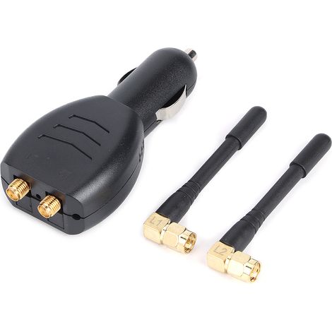 Bloqueur de signal GPS BDS universel 12V CC, 2 bandes d'antenne, protection anti-pistage et anti-filature