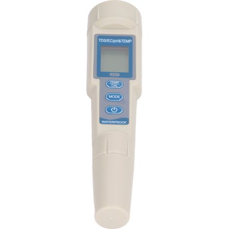 Intelligenter Wasserqualitätstester, 4-in-1-Multiparameter-PH-EC-TDS-Temperaturmessgerät, tragbar, wasserdicht, für Aquakultur