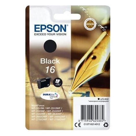 EPSON Cartucho T1621 - Pluma - Negro