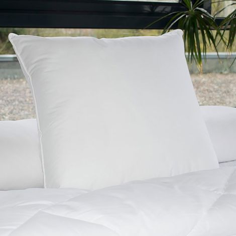 Oreiller 60x60 100% coton fibres creuses fabrication francaise (1/3)