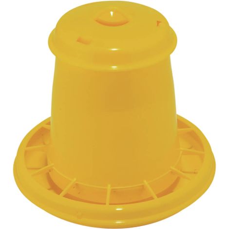 KERBL Automatische Feeder fЩr GeflЩgel, Gelb, Kapazitt 20 Liter