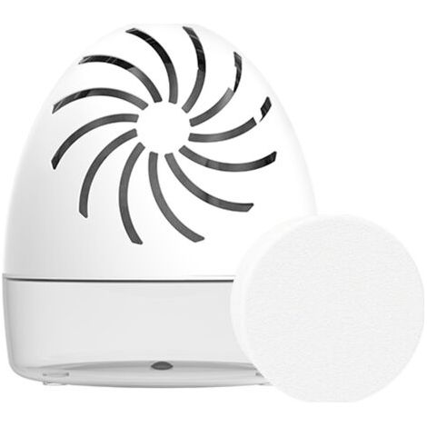 Absorbeur d'humidité pour pièces jusqu'à 20 m2, déshumidificateur d'air anti-odeur et anti-moisissure (blanc) (1/5)