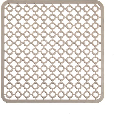 Salvaplatos para fregadero cuadrado 30 cm Beige (1/4)